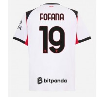 AC Milan Youssouf Fofana #19 Koszulka Wyjazdowa 2025-26 Krótki Rękaw